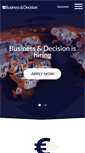 Mobile Screenshot of businessdecision.be
